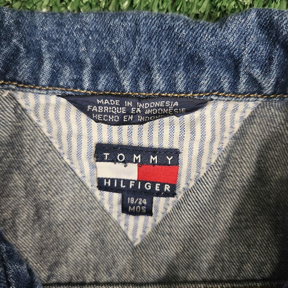Tommy Hillfiger Jean Jacket 18/24 Months Baby Vintage 90s Y2K Unisex - Picture 7 of 9